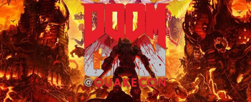 Doomcon wallpaper - Doomslayer Facing Everyone